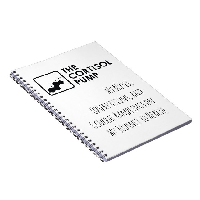 My Cortisol Pump Notebook (Right Side)
