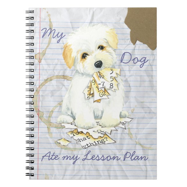 My Coton Ate My Lesson Plan Notebook (Front)