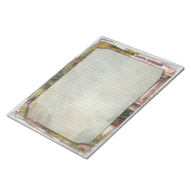 My Country Farmhouse 8.5x11 Notepad (Angled)