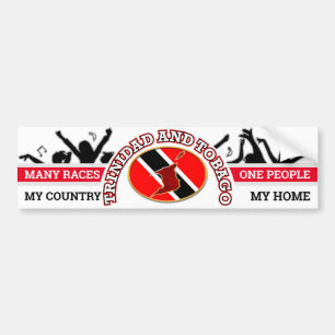 My Country, My Home - Trinidad and Tobago Bumper Sticker
