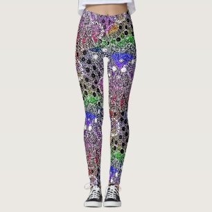 My Country, Utopia by Australian aboriginal artist Leggings