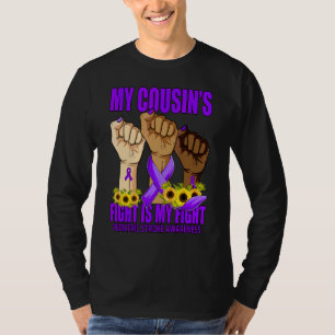 My Cousin's Fight Is My Fight Pediatric Stroke Awa T-Shirt