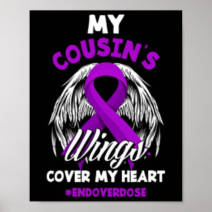 My Cousin's Wings Cover My Heart End Overdose Poster