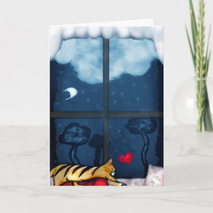 My cozy valentine holiday card