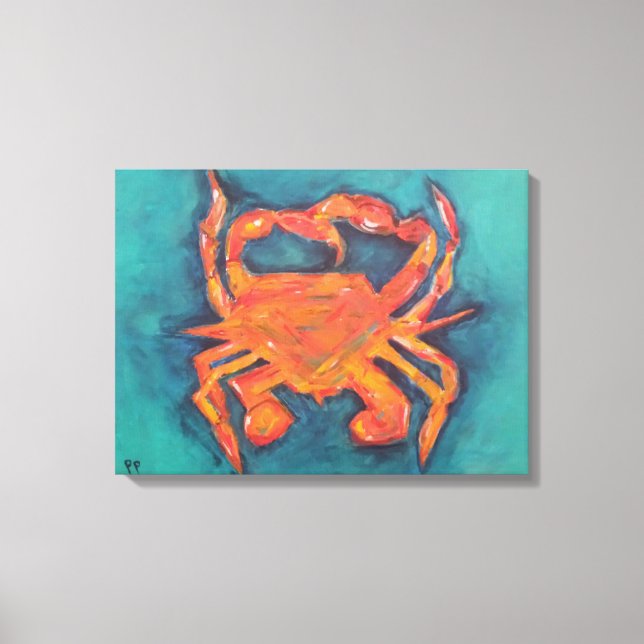 My Crab Canvas Print (Front)