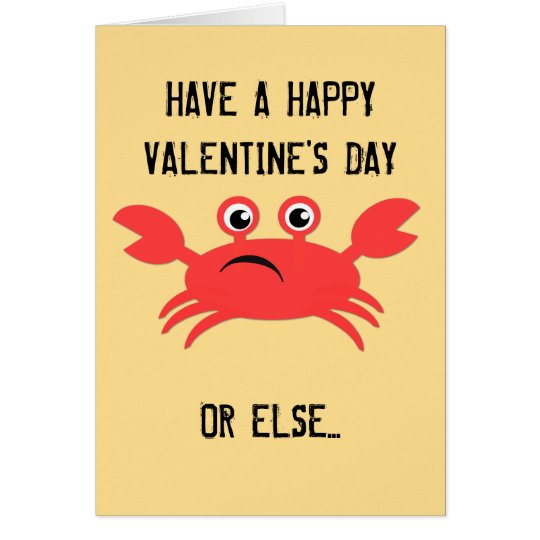 My Crabby Valentine Card