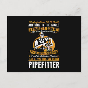 My Craft Allows Me To Build Anything Pipefitter Postcard