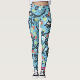 My crazy owl pet leggings