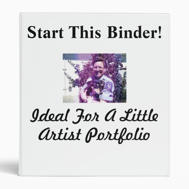 My Creative Little Artist Portfolio Binder (Front)