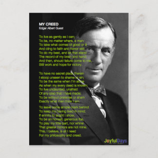 My Creed Postcard