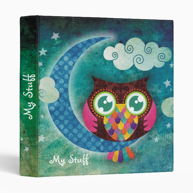 My Crescent Owl Binder (Front/Spine)