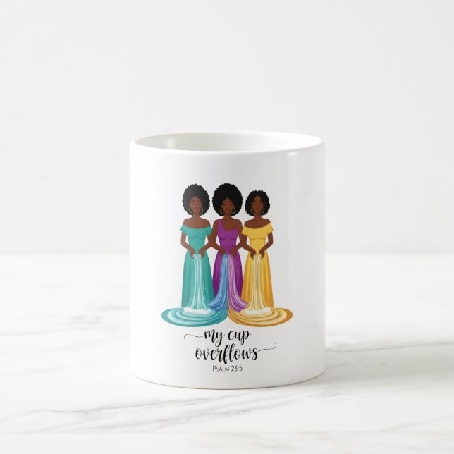 My Cup Overflows Scripture Mug (Center)