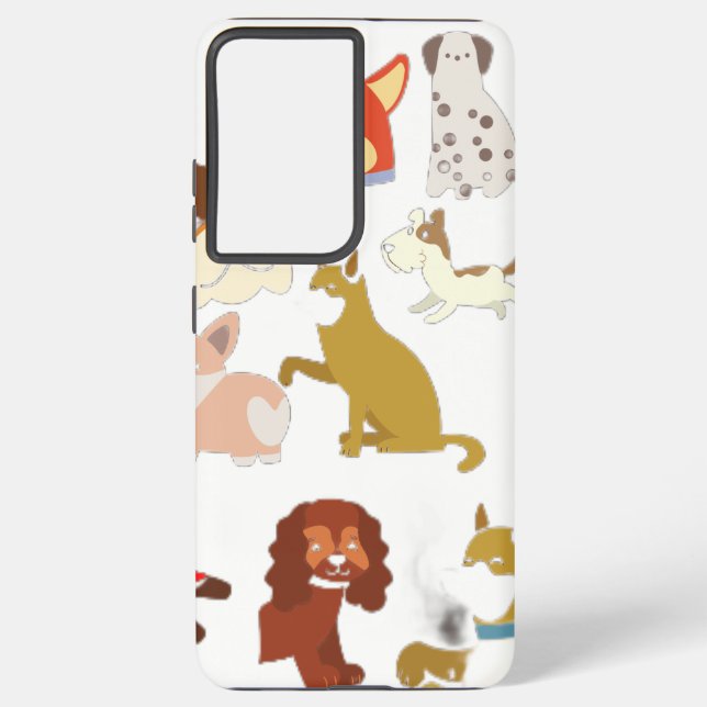 My cute dog in my samsung galaxy s 23 phone case (Back)