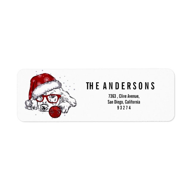 My cute little Puppy Merry Christmas (Front)