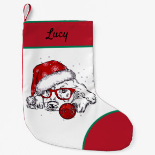 My cute little Puppy Merry Christmas Small Christmas Stocking