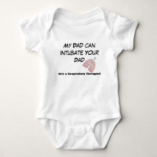My Dad Can Intubate Your Dad Baby Bodysuit