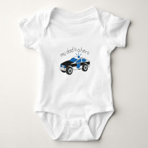 My Dad Is A Hero Baby Bodysuit
