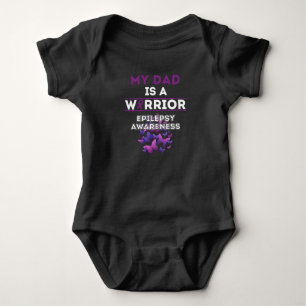 My dad Is An Epilepsy warrior Baby Bodysuit