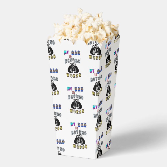 My Dad Is Beyond Words Favor Box (Popped)