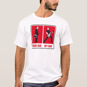 my dad is cooler than your dad rock guitar player T-Shirt