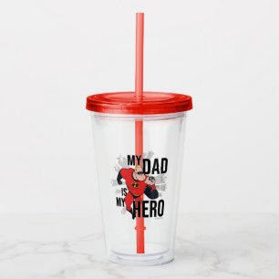My Dad Is My Hero Acrylic Tumbler