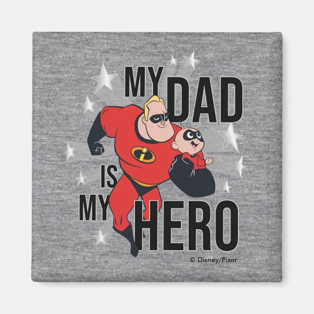 My Dad Is My Hero Magnet (Front)