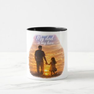 My Dad Is My Hero Mug Gift