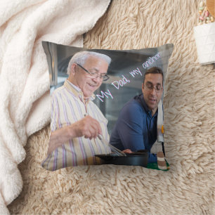 My Dad, My Anchor Throw Pillow
