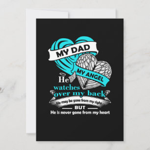 My Dad My Angel T Shirt - in loving memory of Dad Save The Date