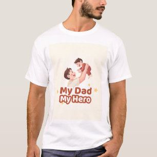 My dad my hero t-shirt design