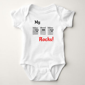 My DAD Rocks! Baby Bodysuit