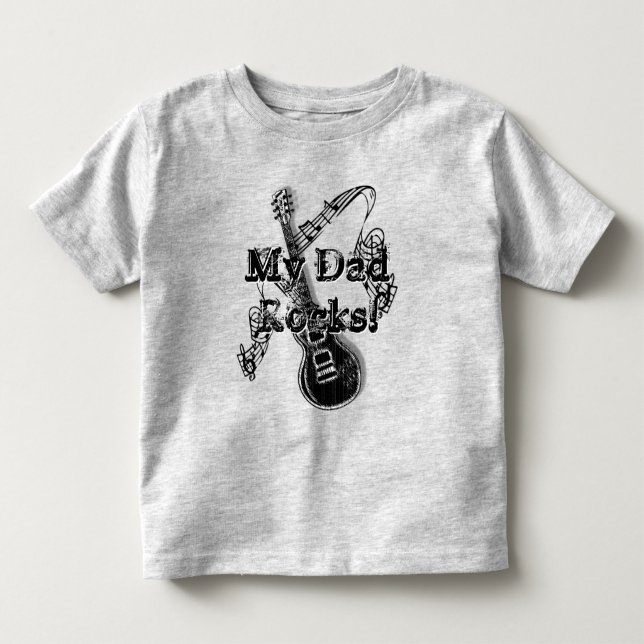 My Dad Rocks T-Shirt -  Gift for Dad (Front)
