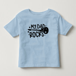 My Dad Rocks Toddler T-shirt