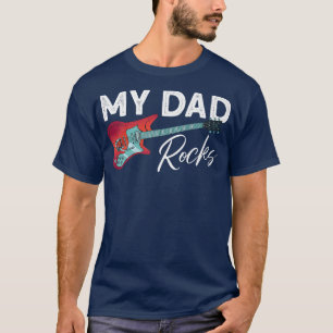 My Dad RocksRock And Roll Electronic Rock Guitar92 T-Shirt