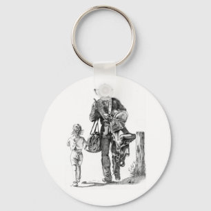 My Dad´s a Cowboy Keychain
