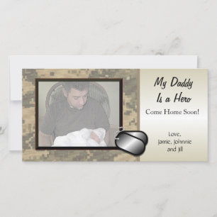 My Daddy Is a Hero Custom Military