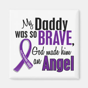 My Daddy Is An Angel Pancreatic Cancer Magnet