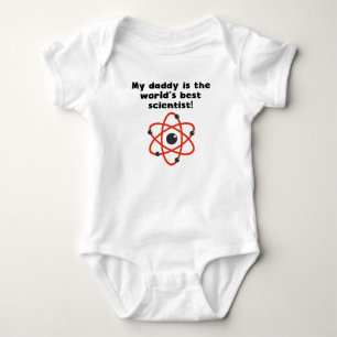 My Daddy Is The Word's Best Scientist Baby Bodysuit