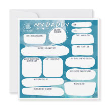 My daddy_personalised greeting card