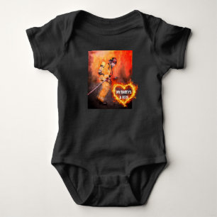 My Daddy's a Hero Fireman Baby Outfit Bodysuit