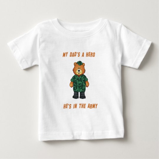 My Dad's A Hero Infant Shirt