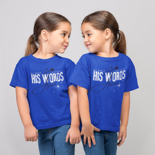 My Daily Bread: His Word - Jesus Gospel Blue T-Shirt