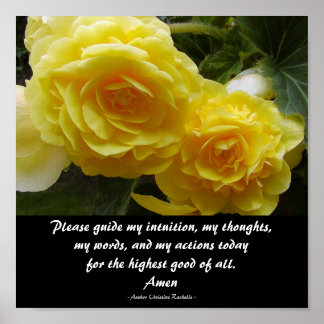 My Daily Prayer Poster