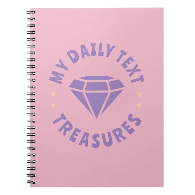 My Daily Text Treasures JW  Notebook (Front)