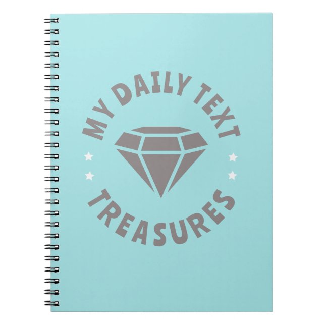 My Daily Text Treasures JW  Notebook (Front)