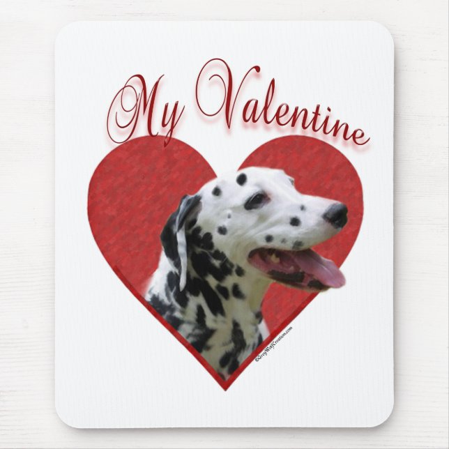 My Dalmatian Valentine Mouse Pad (Front)