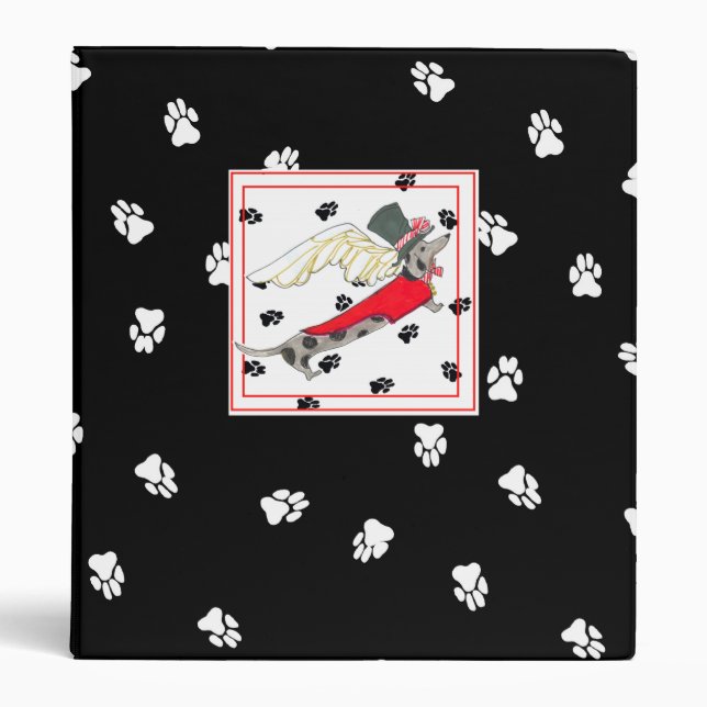 My Dapple Dachshund's Kitchen  Album Binder (Front)