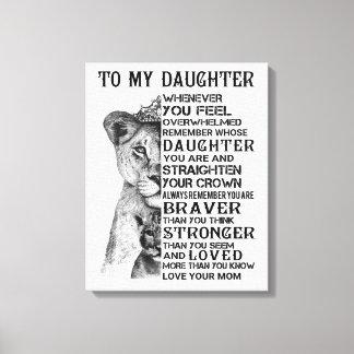 My Daughter Canvas Print