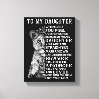 My Daughter Canvas Print