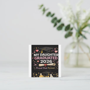 My Daughter Graduated 2026 Enclosure Card